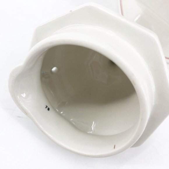 Adams Bridgwater English Ironstone Coffee Pot with Lid from England 9.5 x 8.5 - Picture 5 of 14